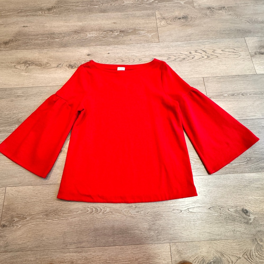 a new day Red Long Sleeve Top